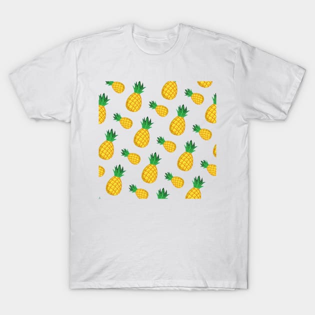 Pineapple T-Shirt by Pattern Art
